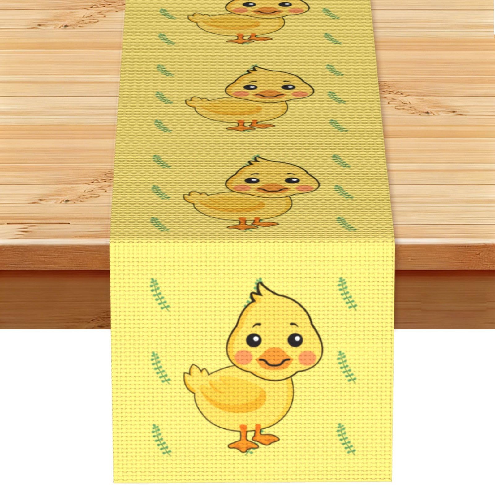 cartoon duck Table Runner 13x72 Inch Dining Decor