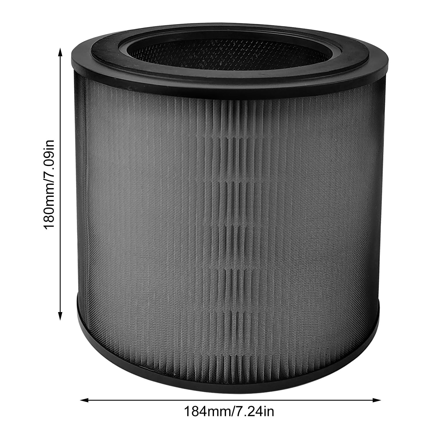 2 Pezzi HEPA Filtri per Philips AC0950 e AC0951, Filtro di Ricambio, Filtrazione ad Alta Efficienza, Aria Pulita, Assorbe Rapidamente Polvere e Capelli, per Casa, Hotel, Ufficio