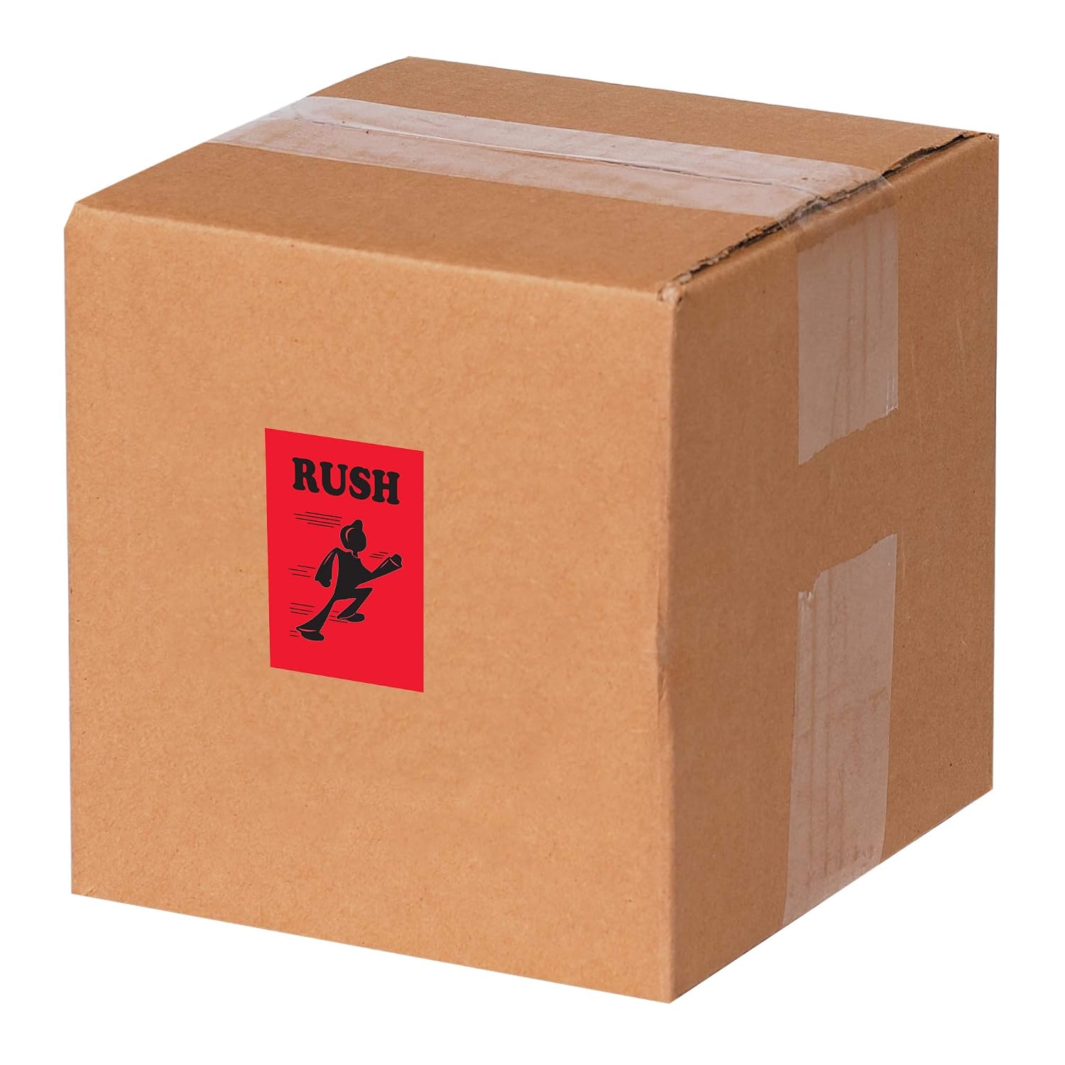 Partners Brand PDL1690 Tape Logic Shipping Label, Rush, 2" x 3", Fluorescent Red (Pack of 500)