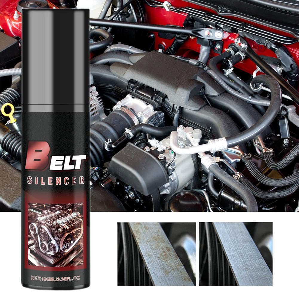 Amazon.com: Belt Dressing Spray Automotive, 100ml Engine Belt Silencer Spray  for Car Belt Noise Reduction, Belt Conditioner Spray Automotive, Anti-Age  Friction Reducer, Restores Grip & Extends Belt Life (1 Pcs) : Automotive