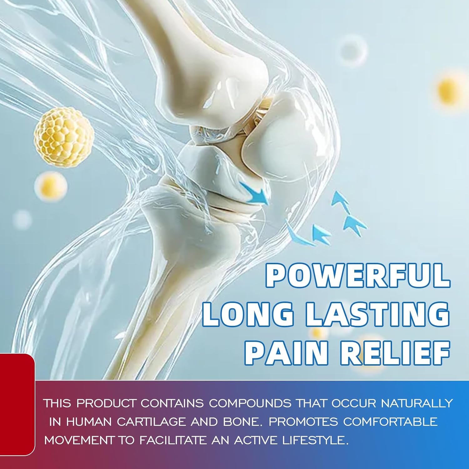 Joint Gel, Joint Relief Gel, Soothing Massage Cream, Rapid Muscle Cream, Suitable for Knee, Lumbar, Neck, Hand and Foot -4.23OZ（1PCS） - Image 3