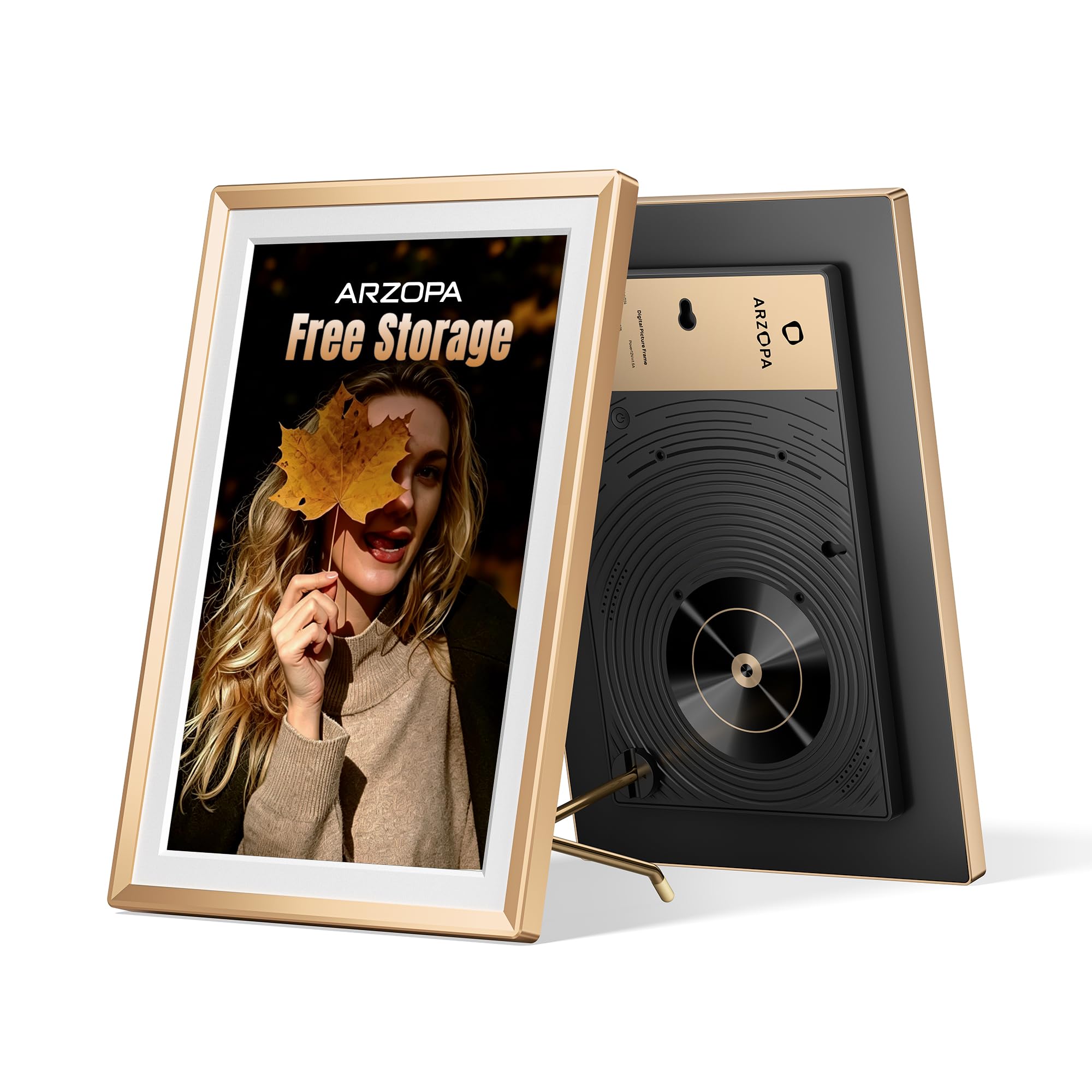 ARZOPA Metal Digital Picture Frame 14 Inch Free Cloud Storage Touchscreen