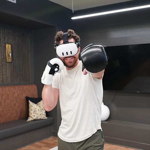 Miniatura 7 de DeadEyeVR Ultimate Boxing Gloves - Versión actualizada y modelo mejorado VR guantes de boxeo accesorio controlador para emoción de la lucha FitXR