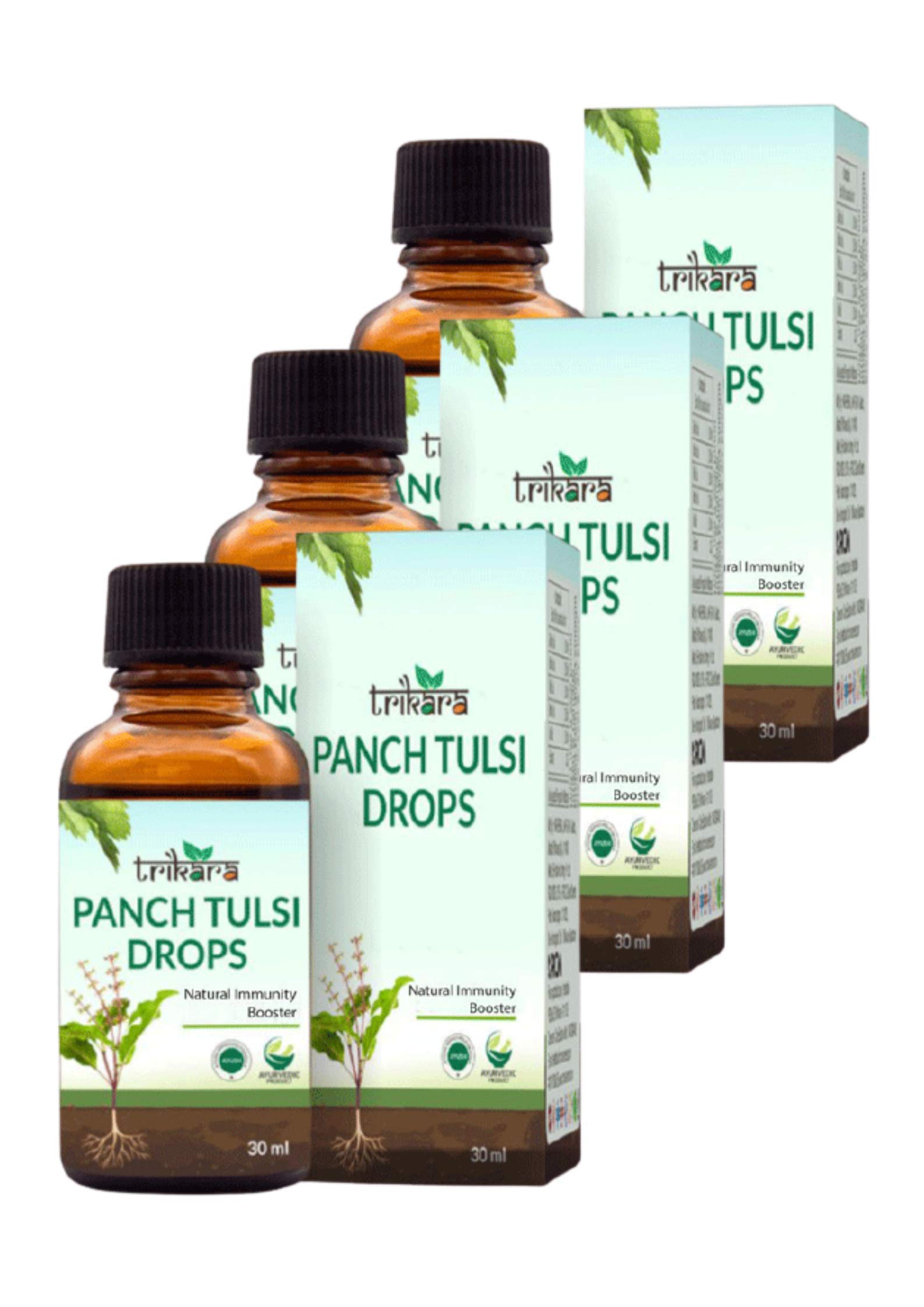 Combo Of RCM Trikara Panch Tulsi Drop(30ml) Pack Of 3 (Natural Immunity Booster) (B08LCLFVCK) Amazon Price History, Amazon Price Tracker