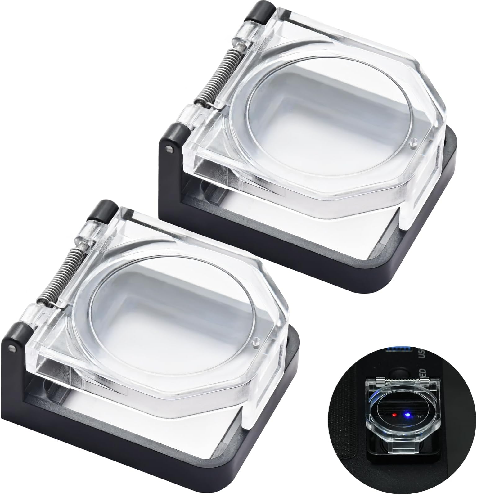 Power Push Button Switch Cover, Waterproof and Collision Resistant， Dustproof Safety Protector for 39 * 34mm Mounting Hole Computer PC Desktop Momentary