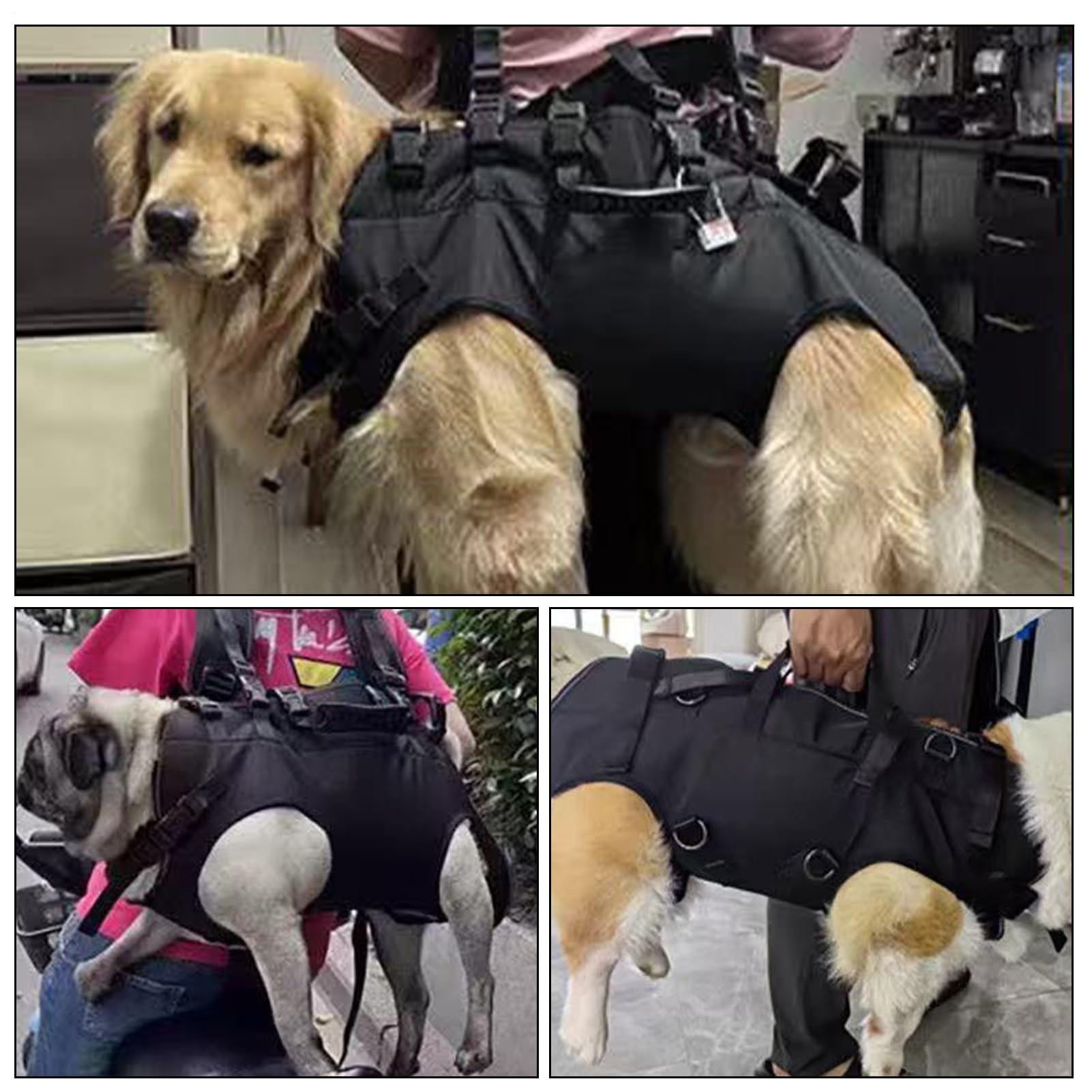 Hundetuch zum Schneiden von Nägeln, verstellbar, atmungsaktiv, Haustier-Wanderrucksack für Fellpflege, Reisen, Wandern, Treppen, Rettung, Auto, Motorrad