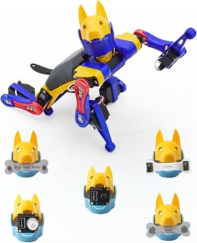 Petoi Bittle X Pre-Assembled Robot Dog with Sensor Pack | Coding Robotics Kit | Voice-Controlled IoT Quadruped | Programmable, Open-Source Legged Pet