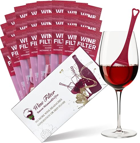 Miniatura 8 de Filtro de vino para purificador de vino para removedor de sulfitos e histaminas, el purificador de vino de varita, alivia las alergias al vino