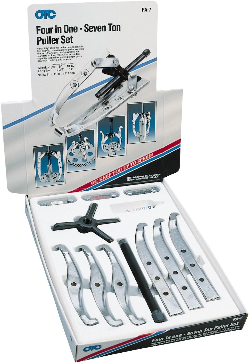 OTC PA7 7-Ton Capacity Four-in-One Puller Set