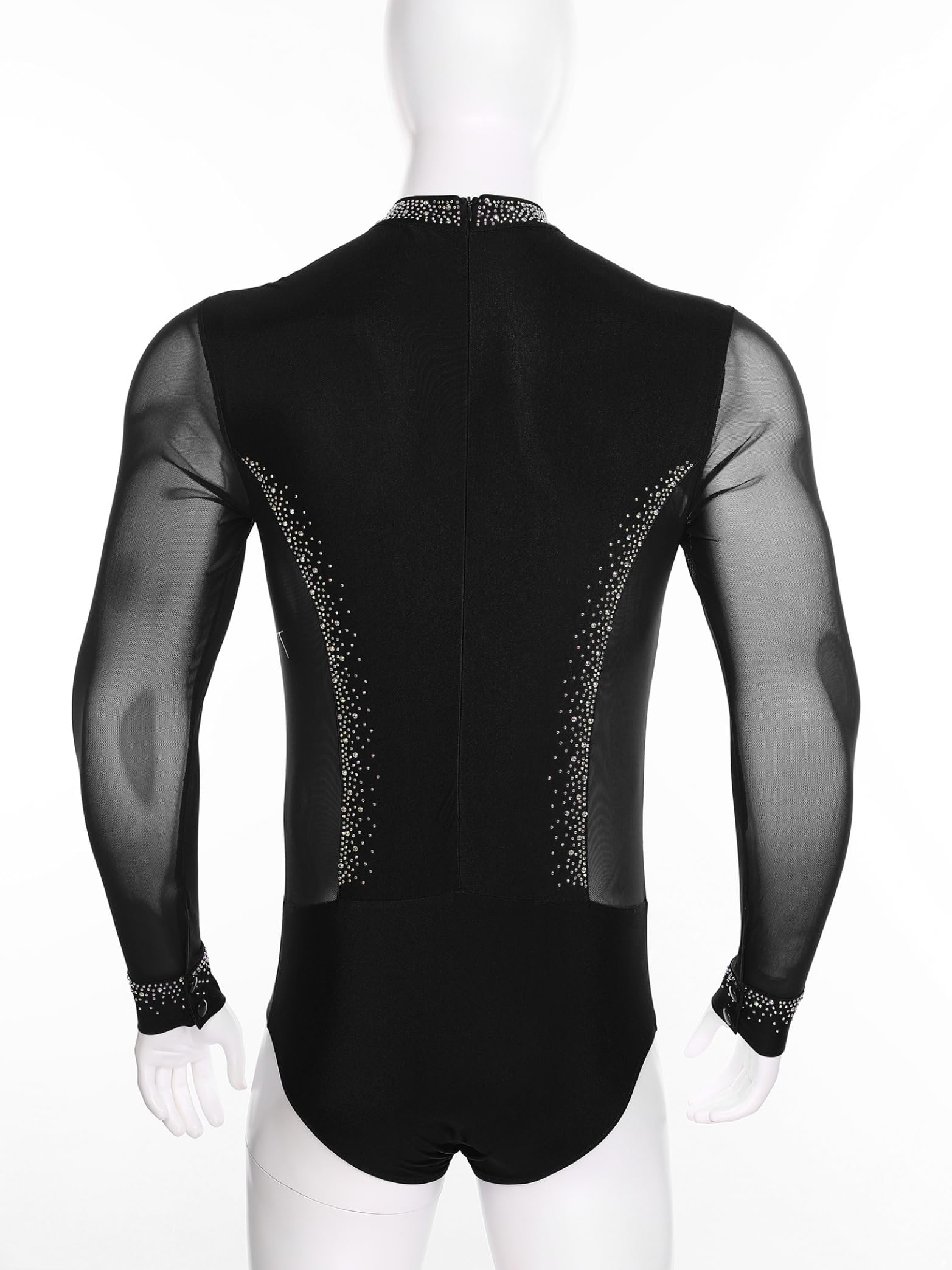 Justaucorps Danse Homme Gymnastique Body Patinage Artistique Compétition S-XXL