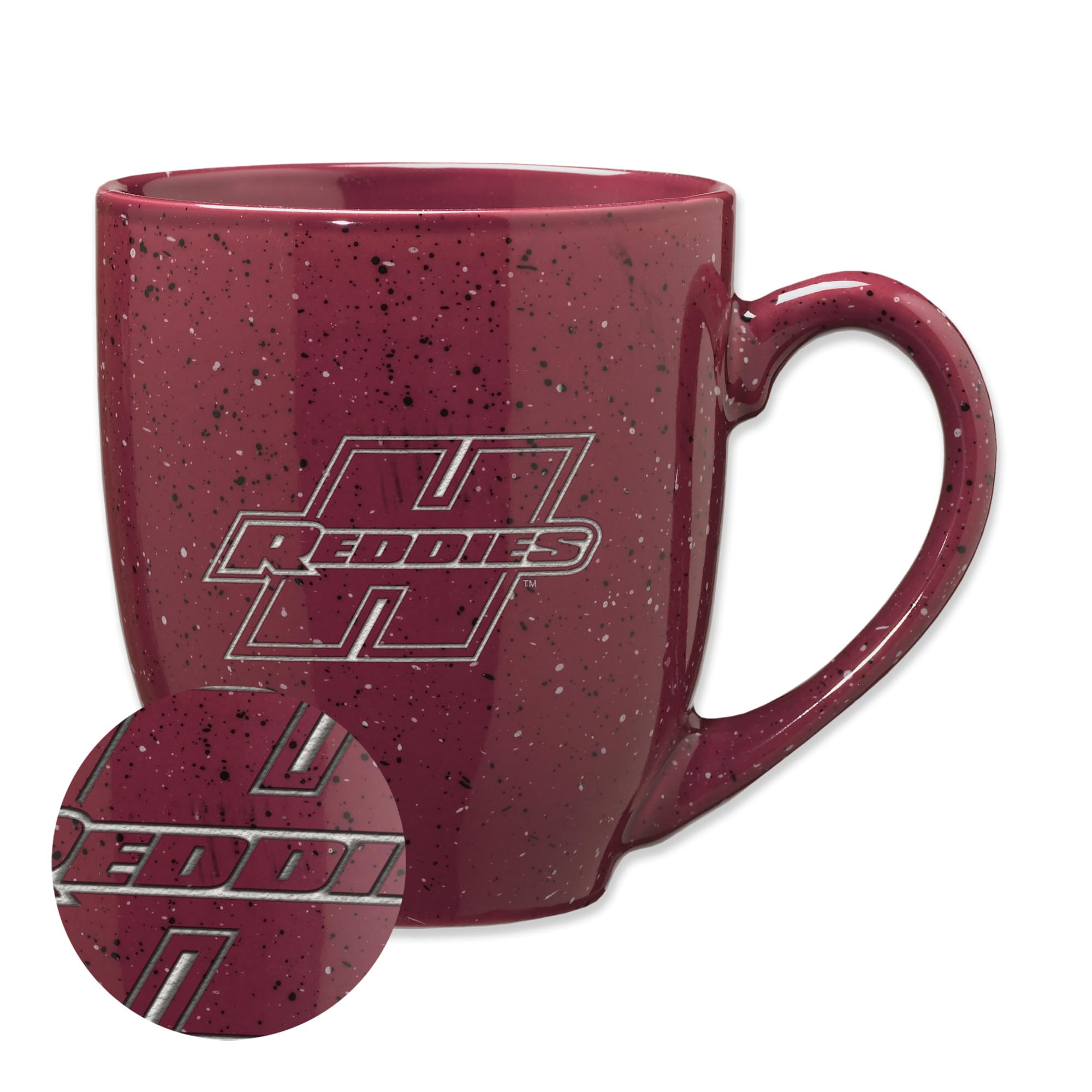 Tasse Henderson State Reddies Rico Industries en céramique marron mouchatée de 473 ml