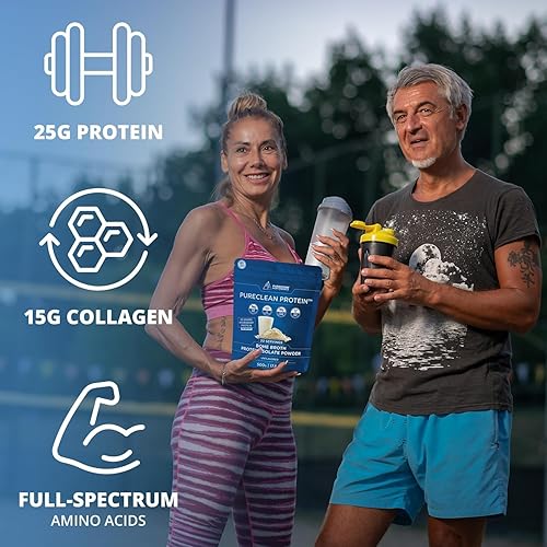 Miniatura 3 de PureClean Protein - Proteína de caldo de hueso de res alimentada con pasto orgánico de ganado sueco, Paleo, apto para dieta cetogénica, sin gluten,