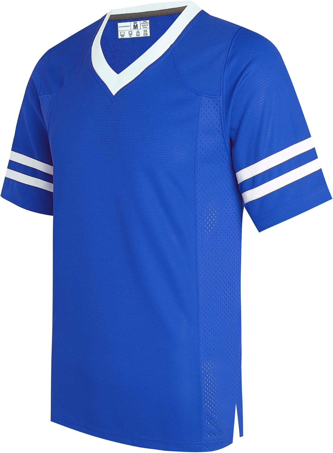 Plain Men's Football Jerseys for Unisex V-Neck Fitness T-Shirts Workout Outfits Casual Party Tops
