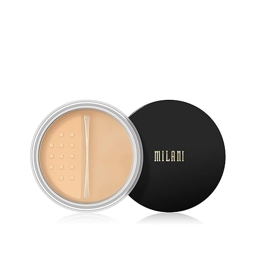 Milani Make It Last - Polvo de fijación  Plátano translúcido (0.12 onzas) libre de crueldad animal que establece maquillaje para un uso duradero