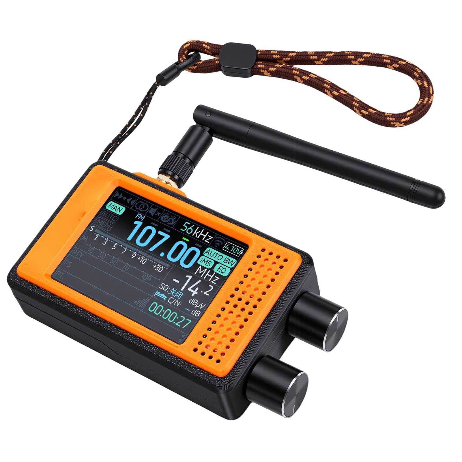 FTVOGUE Mini Radioempfänger, Tragbares AM FM LW MW SW Radio, 2,4 Zoll