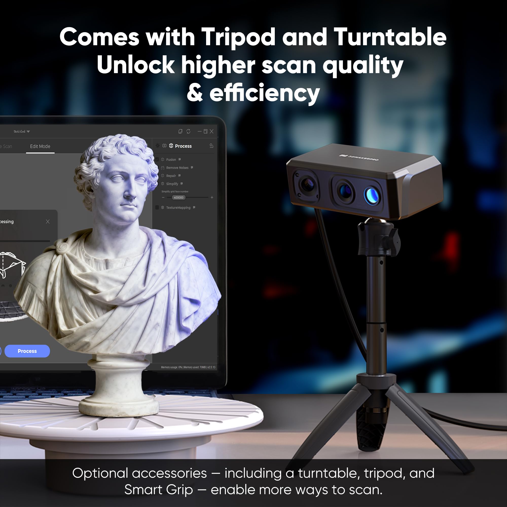 3DMakerpro 3D Scanner Seal Lite, Small-Format 3D Scanners for