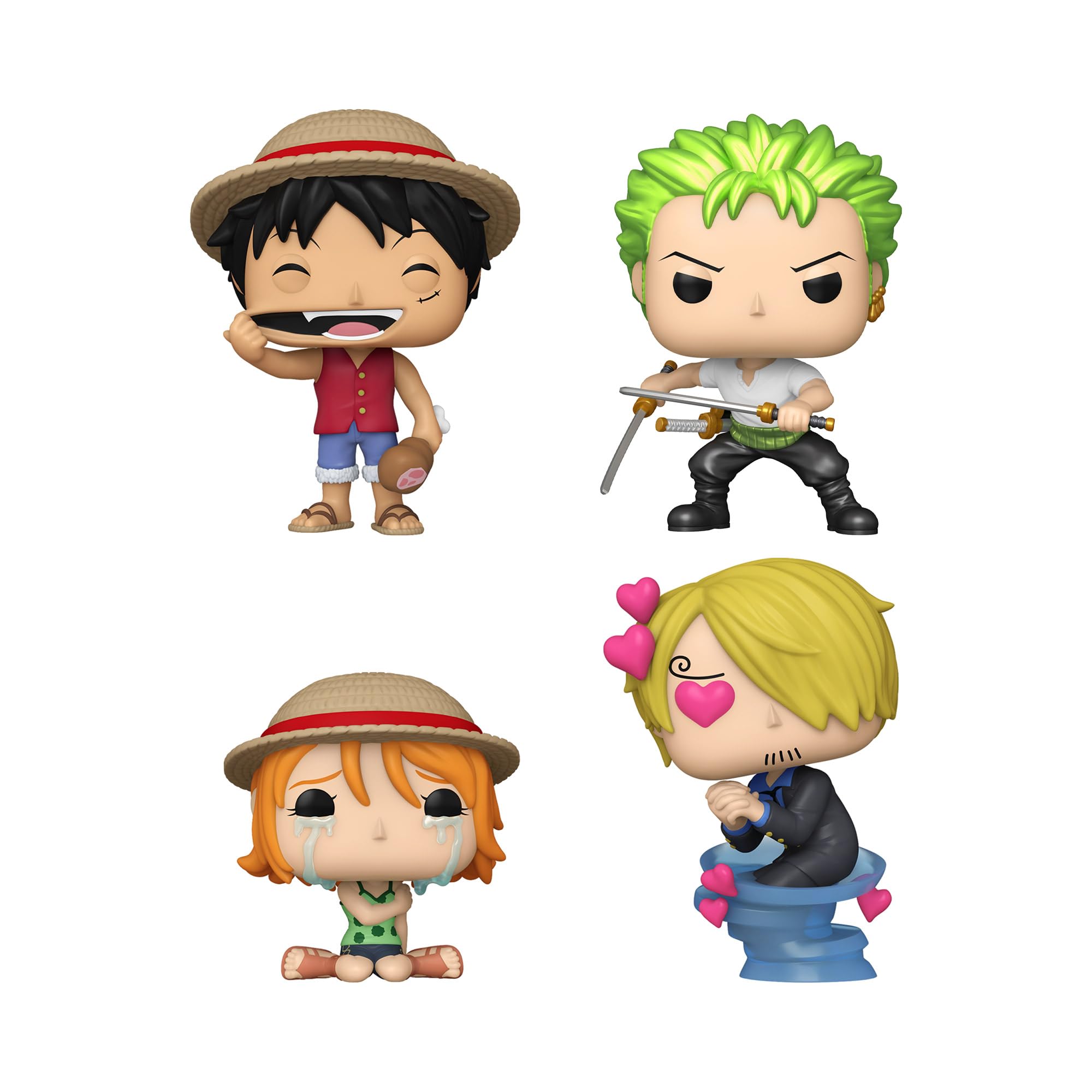 Funko Pop! Animation: One Piece, Refresh 4 Pack, Collectable Vinyl Figure, Gift Idea, Official Merchandise - Image 2