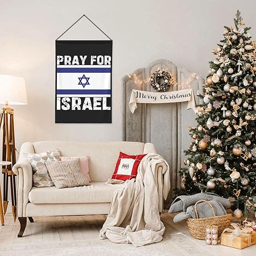 Miniatura 7 de Bandera de jardín con texto en inglés "I Stand With Israel" de 12 x 18 pulgadas, bandera de jardín fuerte de Israel, bandera de jardín con texto en