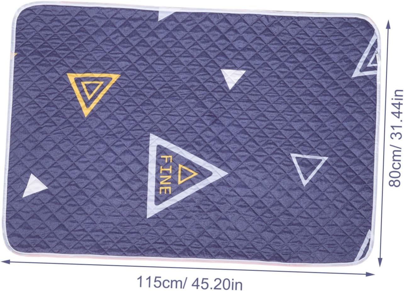 Washable Cotton Bed Pad for Incontinence Patients Sleeping Under Pad Menstruation Absorbent Mattress Protector Style