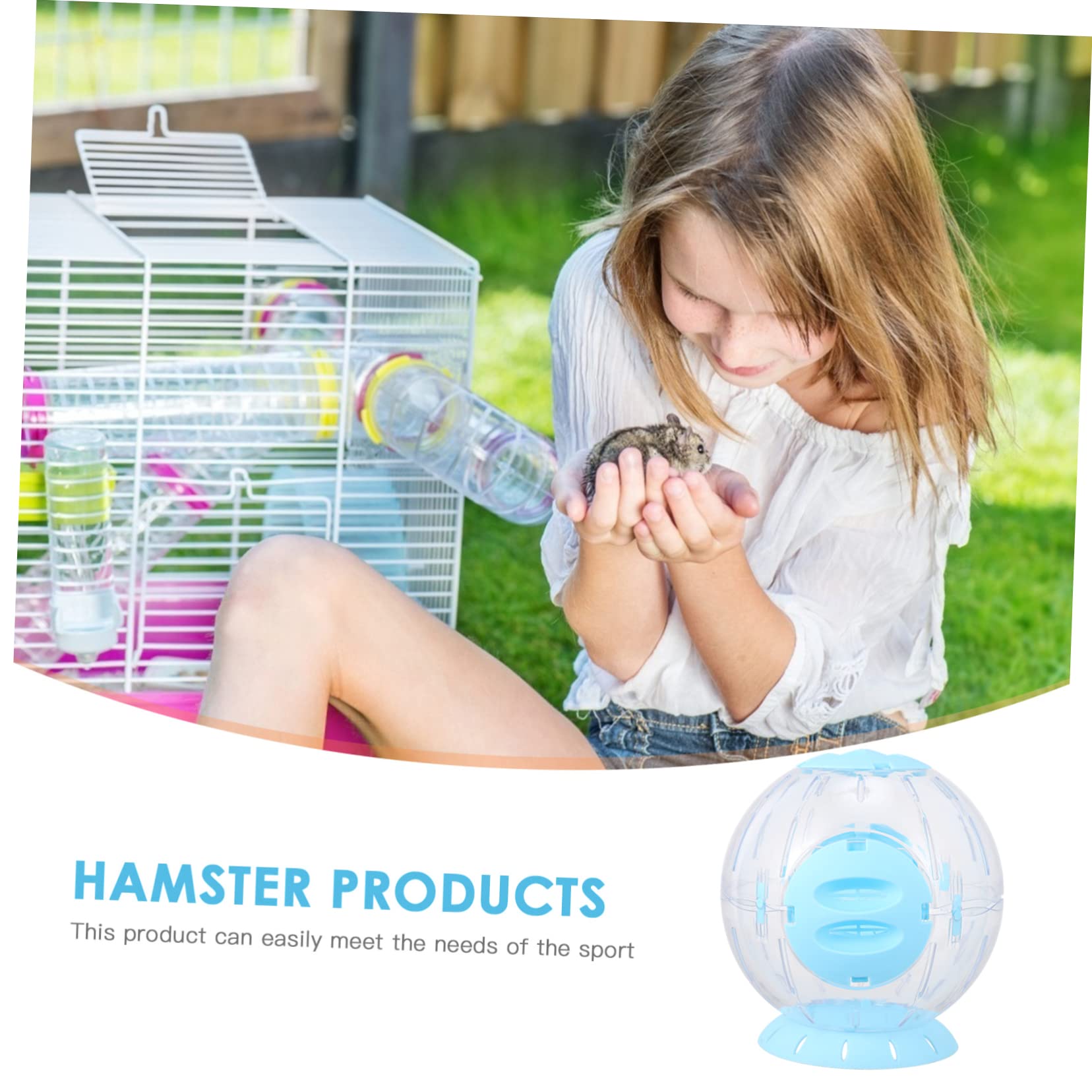 UPKOCH Hamster-trainingsball für Haustiere Laufball für Hamster und Mäuse Transparentes Spielzeug zum Bewegen