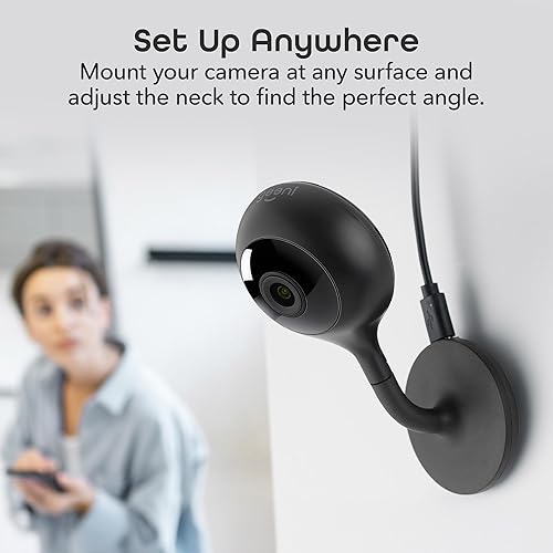 Miniatura 7 de Geeni - 2 cámaras inteligentes de seguridadvigilancia LOOK para interiores 1080p HD con conversación de 2 vías y detección de movimiento funciona