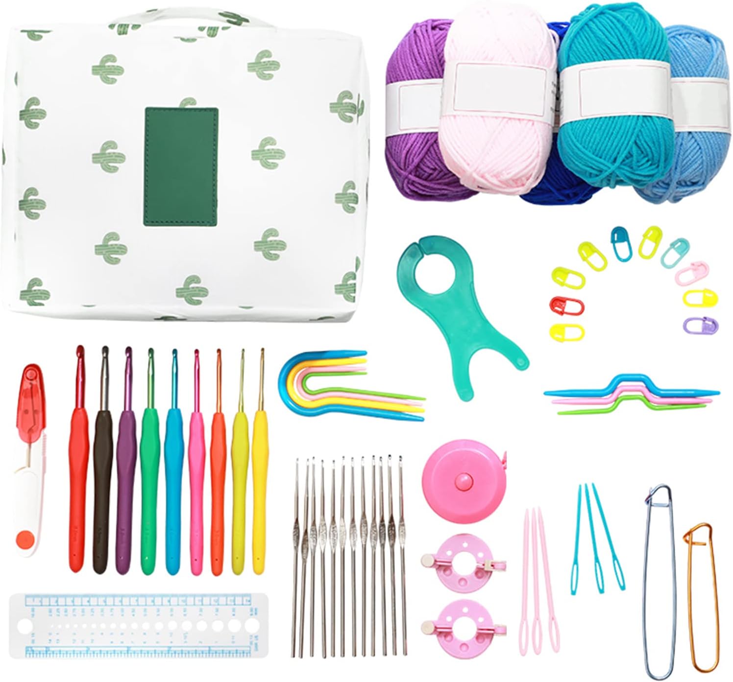 Beginner Crochet Kit Beginner Starter Crochet Set Crochet and Knitting