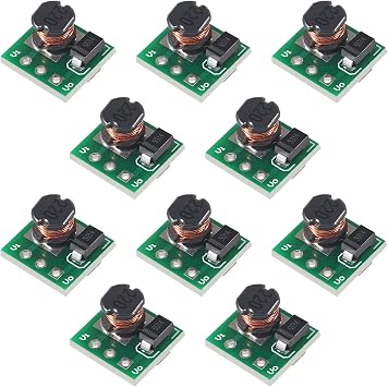 10pcs 1.5V 1.8V 2.5V 3V 3.3V 3.7V 4.2V to 5V DC-DC Step Up Power Module Voltage Boost Converter Board 0.9-5V to 5V