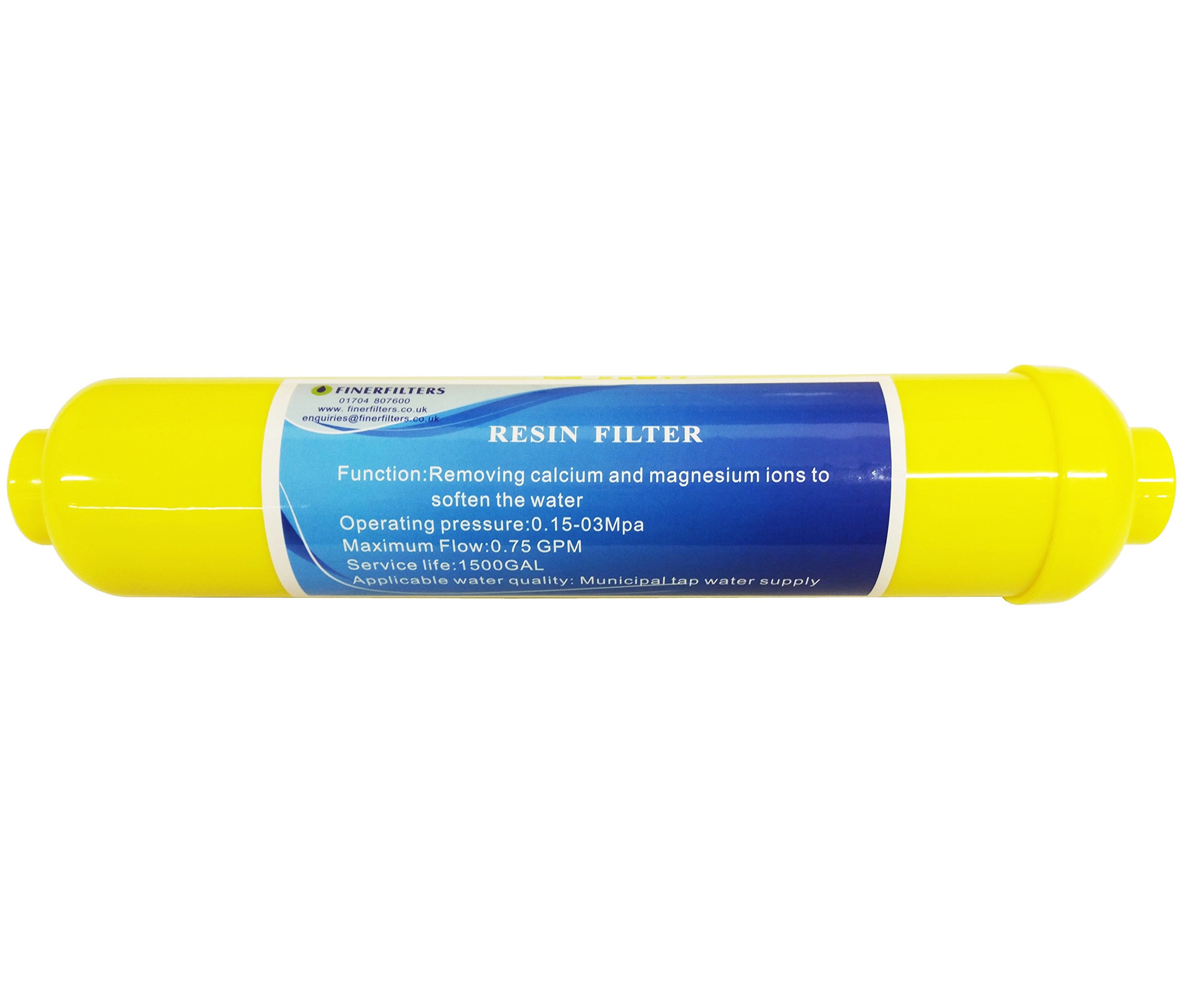 Finerfilters Resin In-Line Water Filter For Reverse Osmosis