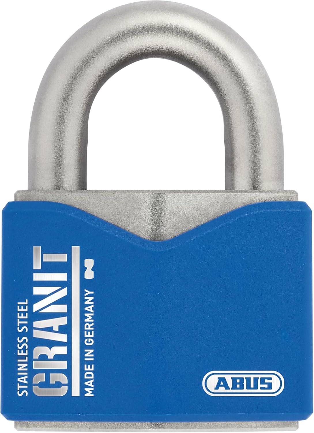 ABUS 37ST/55 Granit Heavy Duty Stainless Steel Padlock with 2 Keys for Storage, Outdoor, Containers, 2.44in (62mm) Wide, Keyed Alike