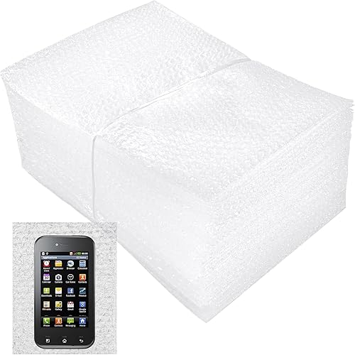 Bubble Pouches Wrap Bag 8 Inch x 10 Inch,30 Pcs Double Wall Thickening Shockproof Bubble Bags, Clear Bubble Out Bags Protective Bubble Pouch, Cushioning Bags for Moving, Shipping and Packing