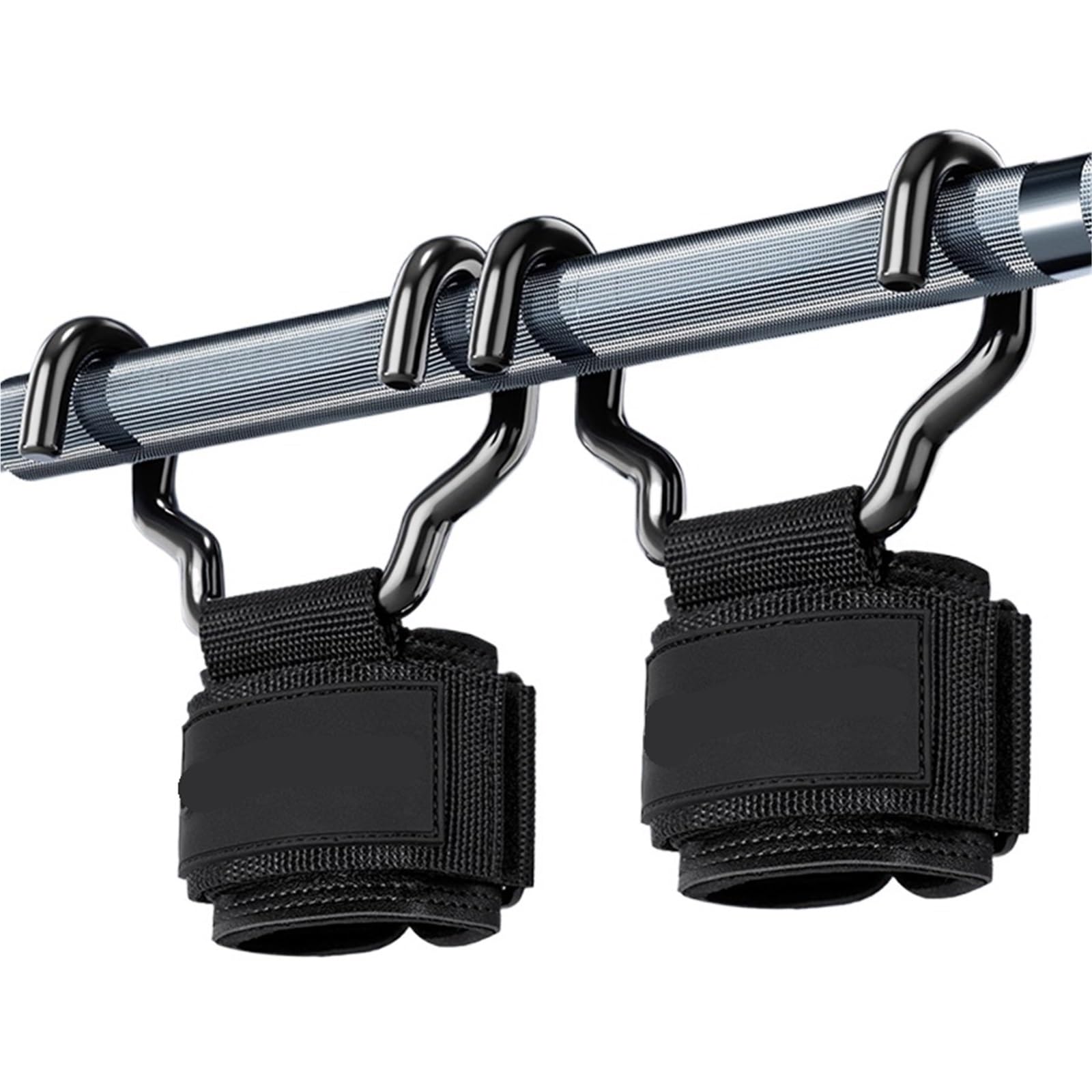 Stromhaken zum Hochziehen Gewichtheben Haken Griffe Mit Handgelenk Wraps Hand-Bar Strap Gym Fitness Pull-Ups Power Handschuhe