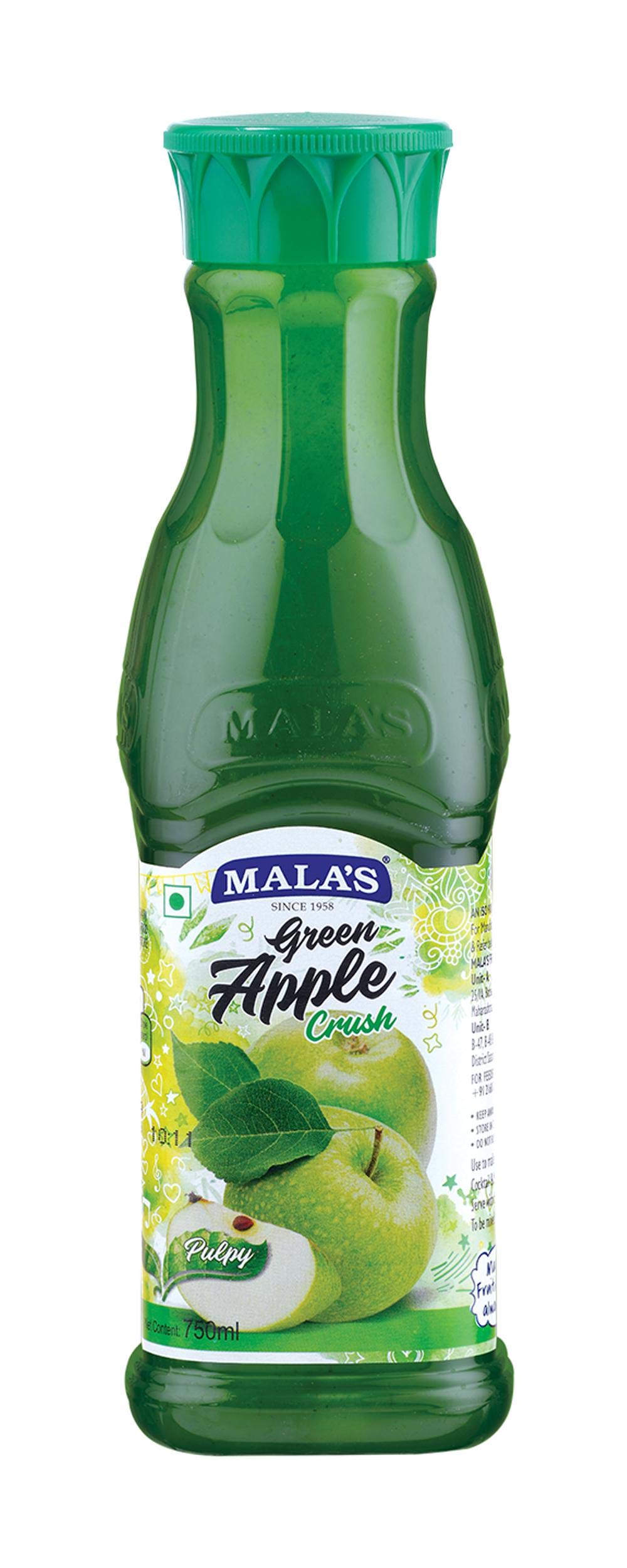 Malas, Fruit Crush Green Apple 750ml, 1 Count (B08CGCFM53) Amazon Price History, Amazon Price Tracker