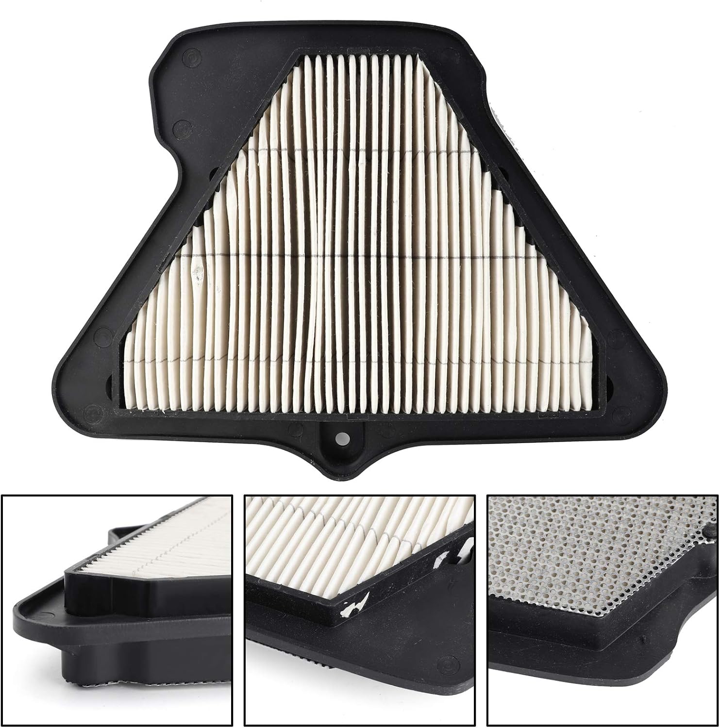 Air Filter Motorcycle, Air Filter Cleaner Element fits for KAWASAKI ZX1000 K/J Ninja ZX-10R ZX10R 2011-2015