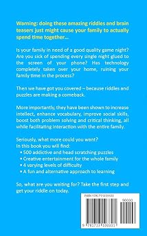 Tough Riddles for Smart Kids: 500 Riddles and Brain Teasers that Will Challenge the Whole Family