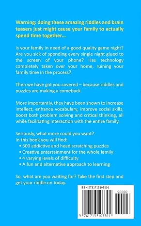 Tough Riddles for Smart Kids: 500 Riddles and Brain Teasers that Will Challenge the Whole Family