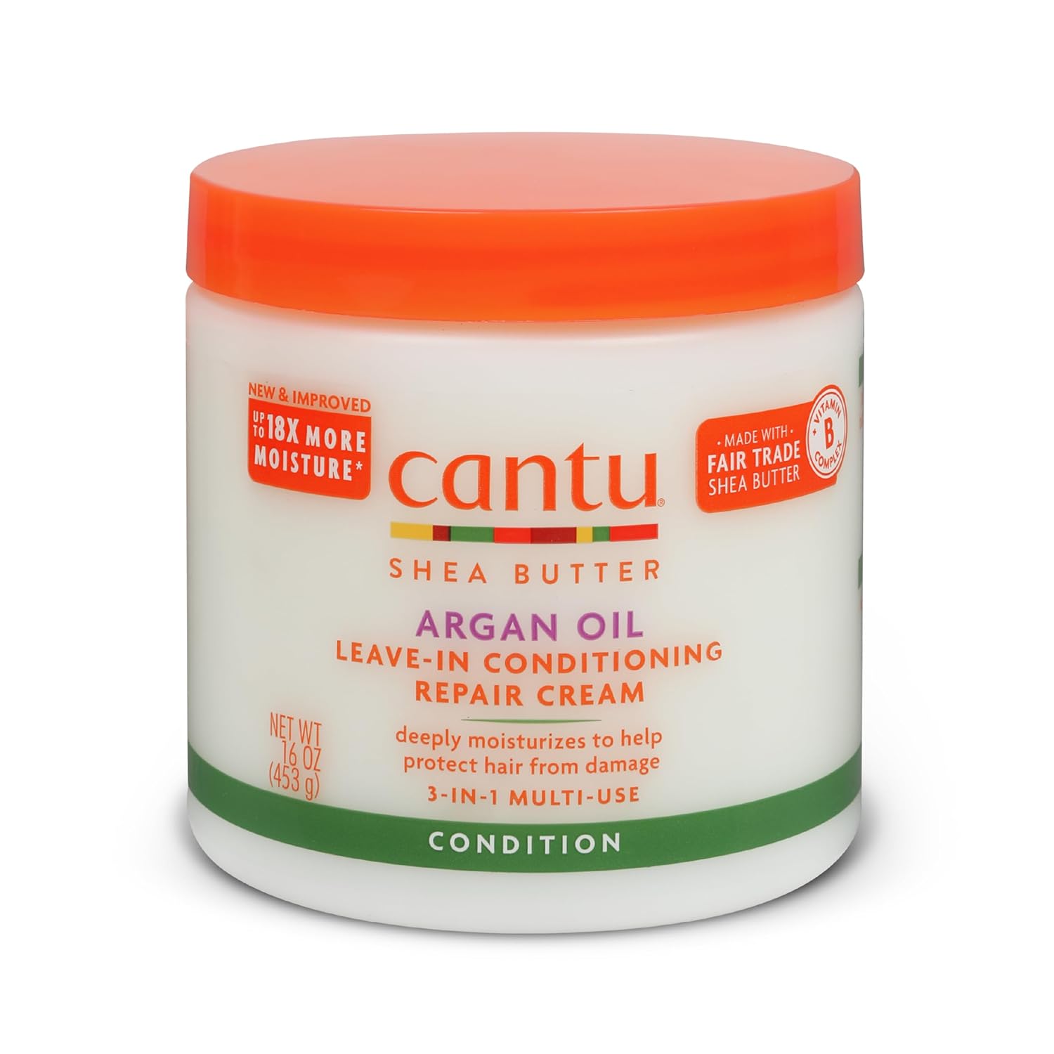 Cantu Argan Oil Leave in Conditioning Repair Cream,...