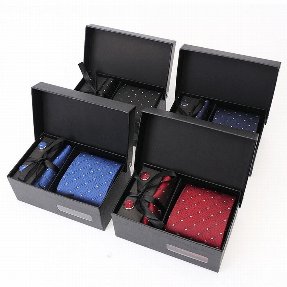 ZBPD Cravate en Soie de Cravate d'affaires de Cravate d'affaires de Cravate des Hommes Haut de Gamme des Hommes Cravate en Soie des Hommes Authentiques,B,8cm