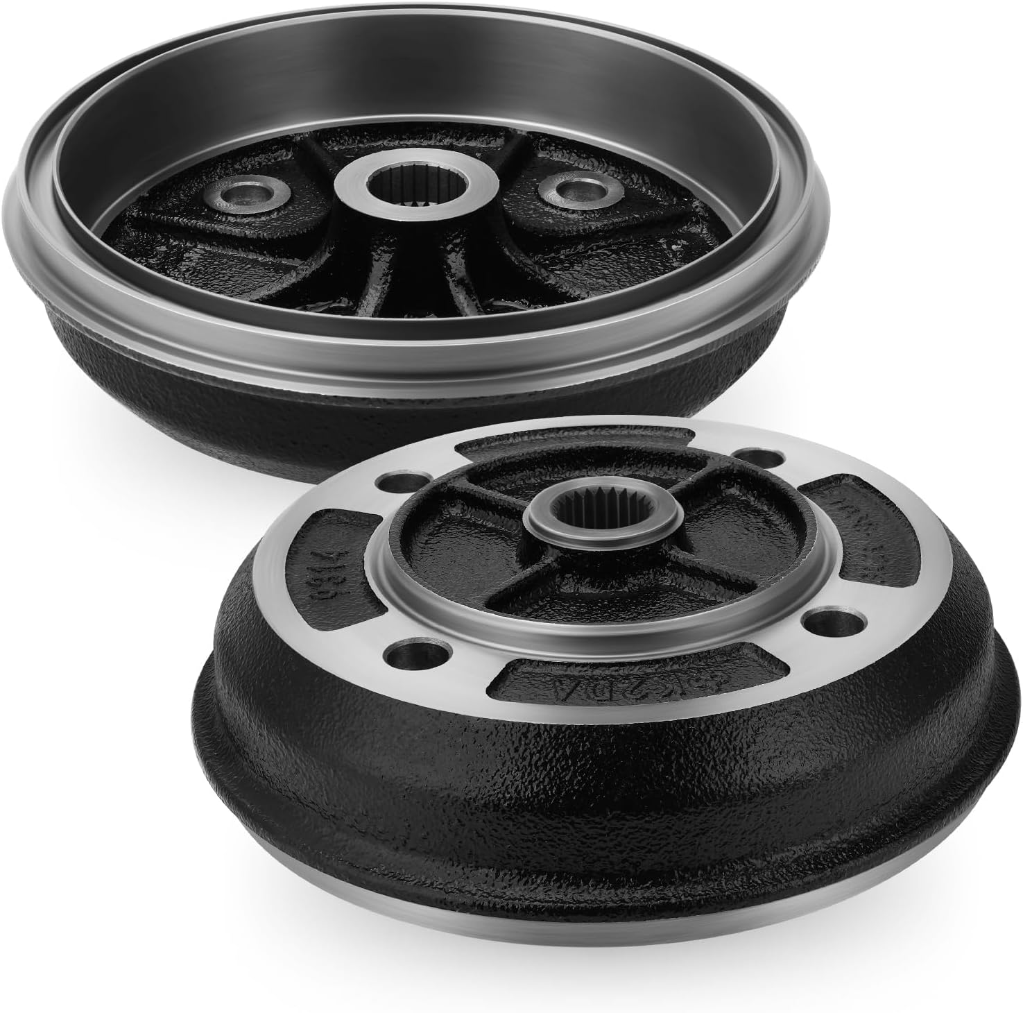 M MATI Rear Wheel Brake Drum Hub 2PCS for Kawasaki Mule 2010 2020 2030 2500 2510 2520 KAF540 KAF620 KAF950 1990-2001 41038-1226