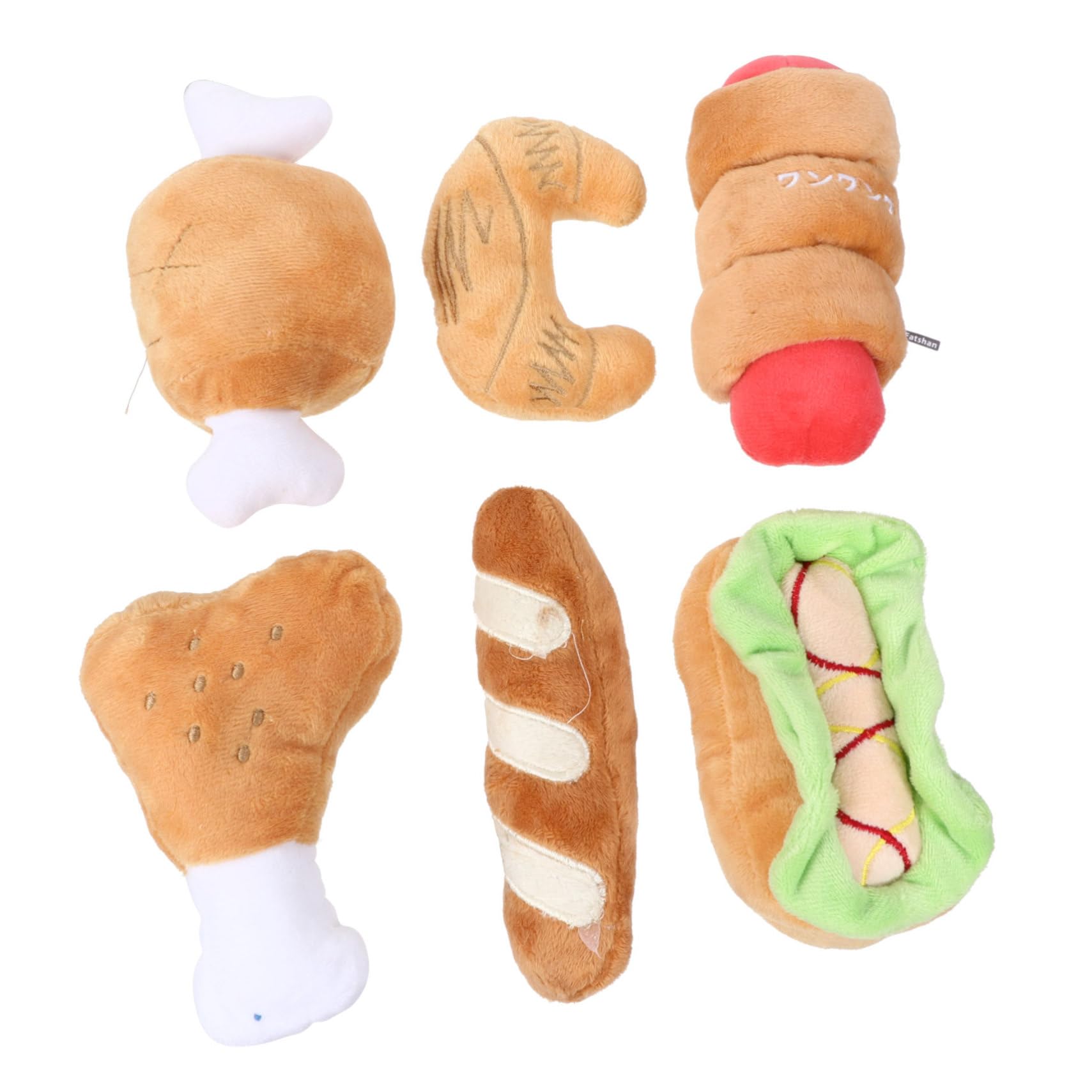 Supvox 12stücke Teiliges Lifelike Pet Spielzeug Plüsch Mit Geräuschen Interaktive Kauspielzeuge Für Katzen Und Hunde Langlebig Und Für Spiel Und Spaß