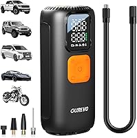 GUREVO Portable Tire Inflator 160 PSI Digital Air Compressor Pump Auto Shut-Off for Car Truck Bike Ball