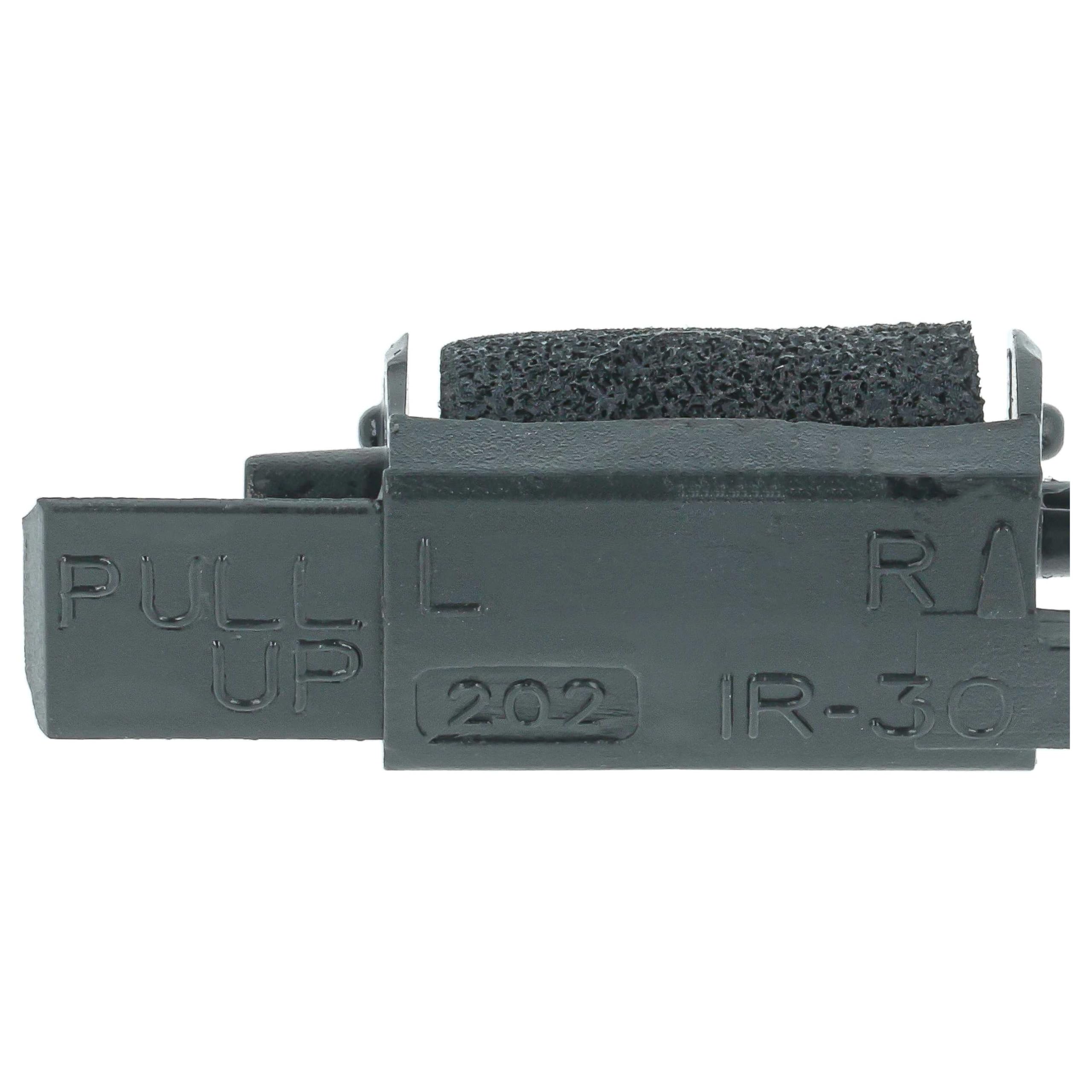 vhbw 10x Farbrolle Farbwalze Schwarz kompatibel mit Epson IR 40 T | Taschenrechner, Registrierkasse