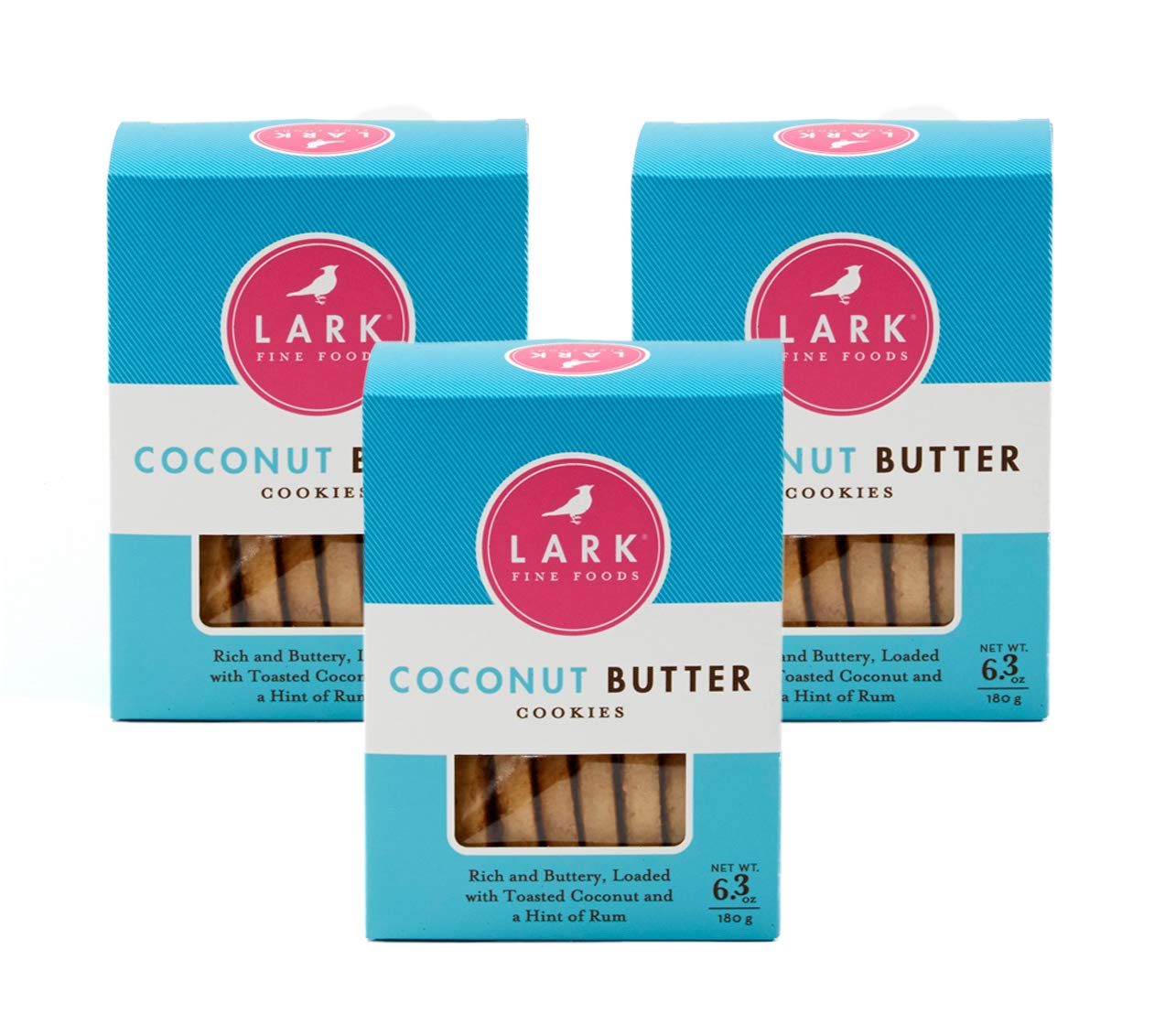 Coconut Butter Cookies by Lark Fine Foods - Pack of 3