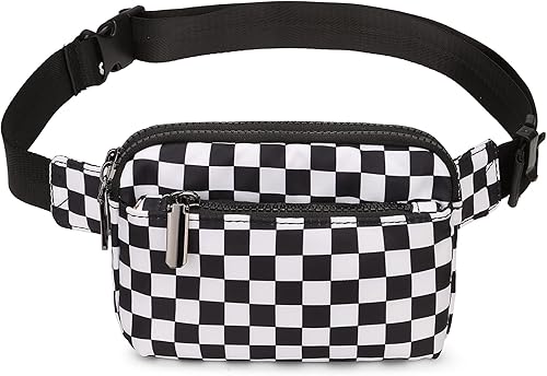 Uromee Riñoneras para mujer, bolsa cruzada para cinturón, a la moda, mini bolsa de cintura para viajes, senderismo, correr, correa ajustable, 0227