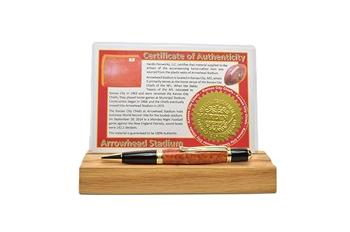 Arrowhead Stadium Twist Pen Made From Plastic Seats From Arrowhead