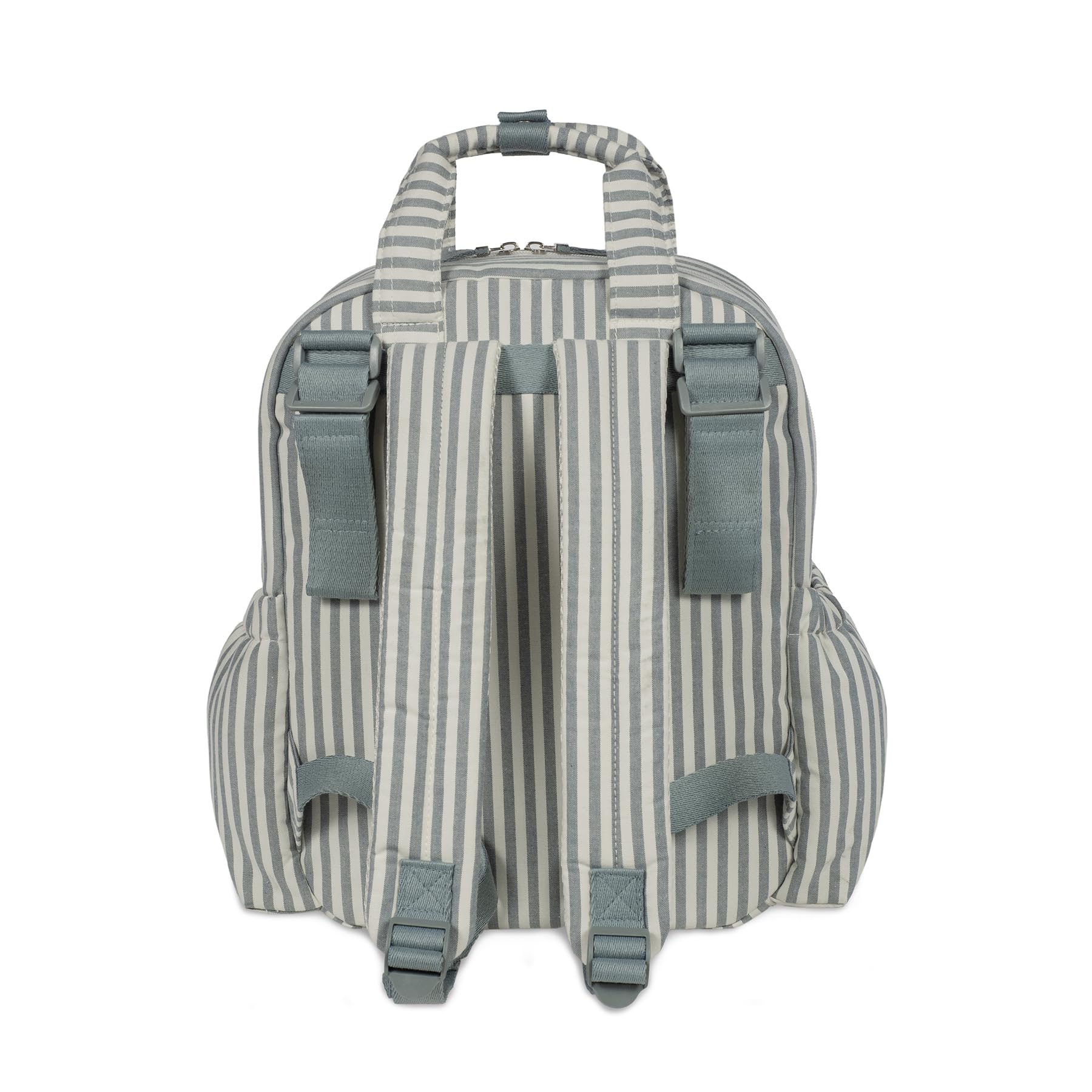 Walking Mum Mochila canastilla Praliné (Rayas Matcha) — view 3