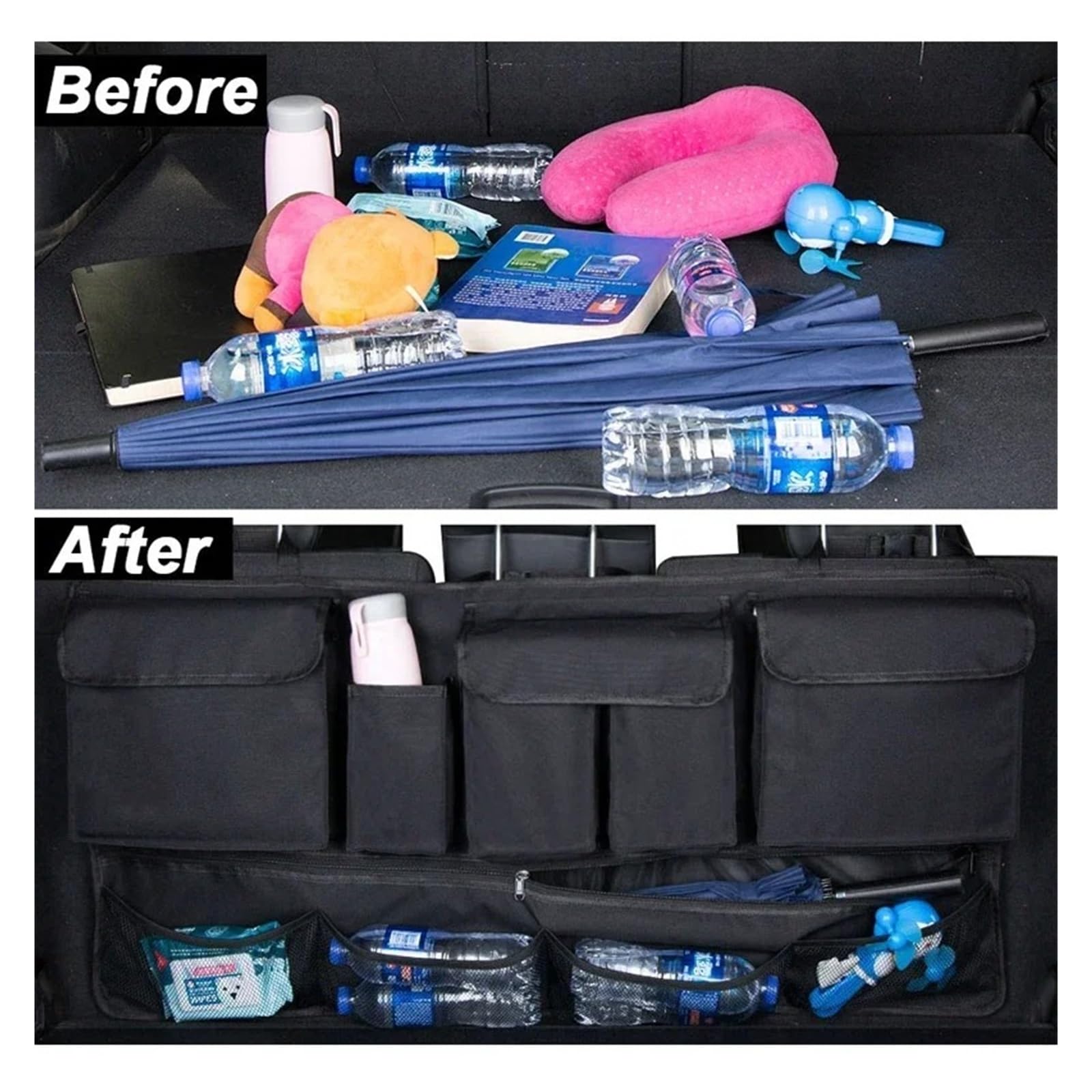 Rücksitz Organizer Auto Multi-Pocket-Kofferraum-Organizer Für Aufhängen