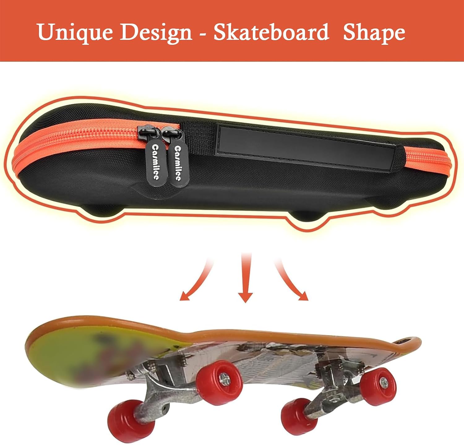 Finger Skateboard Case for TECH DECK Fingerboard Ultra DLX 14 Pack,Box Only image 3