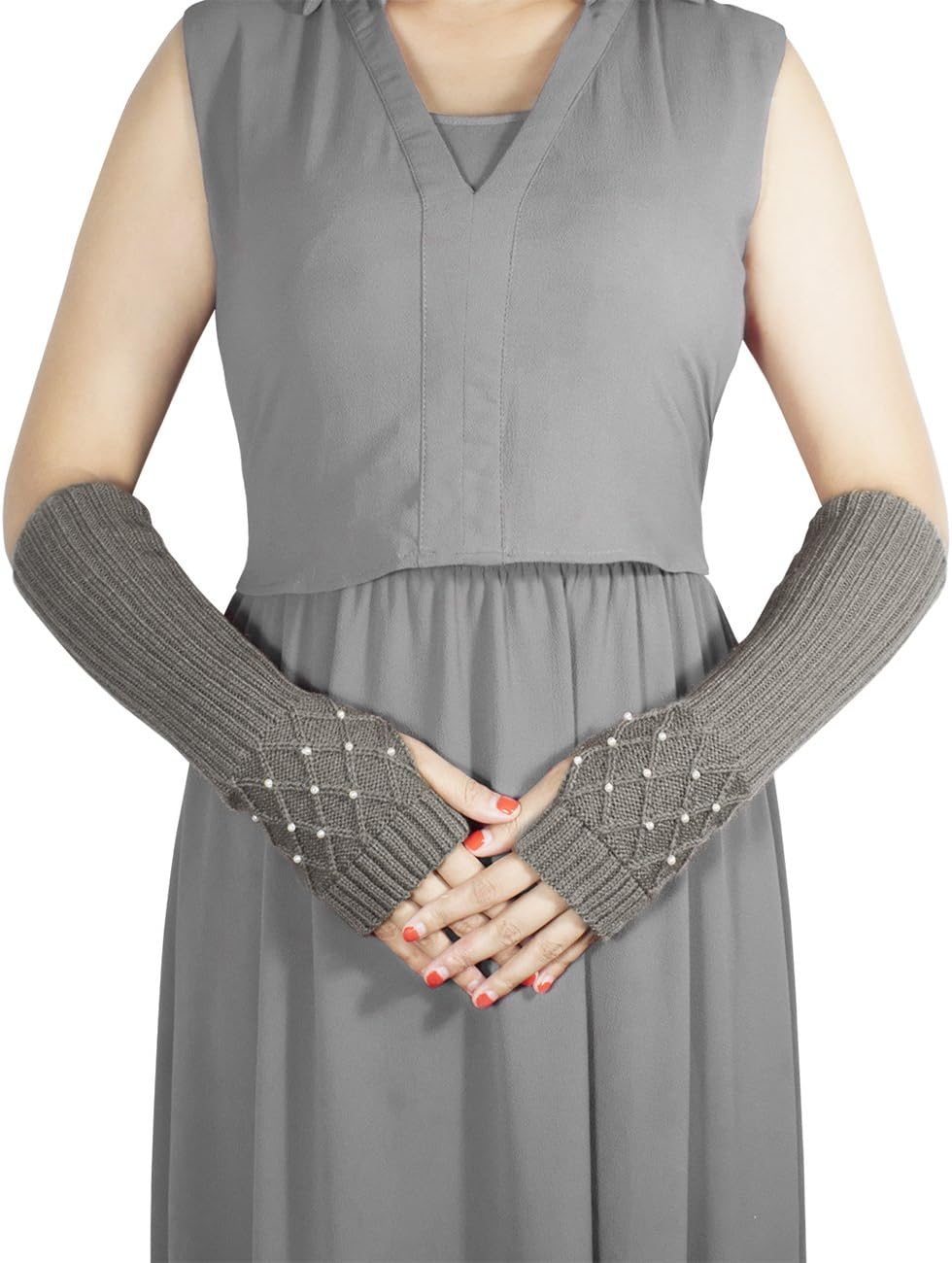 Dahlia Womens Cold Weather Arm Warmers & Fingerless Gloves - Various Styles