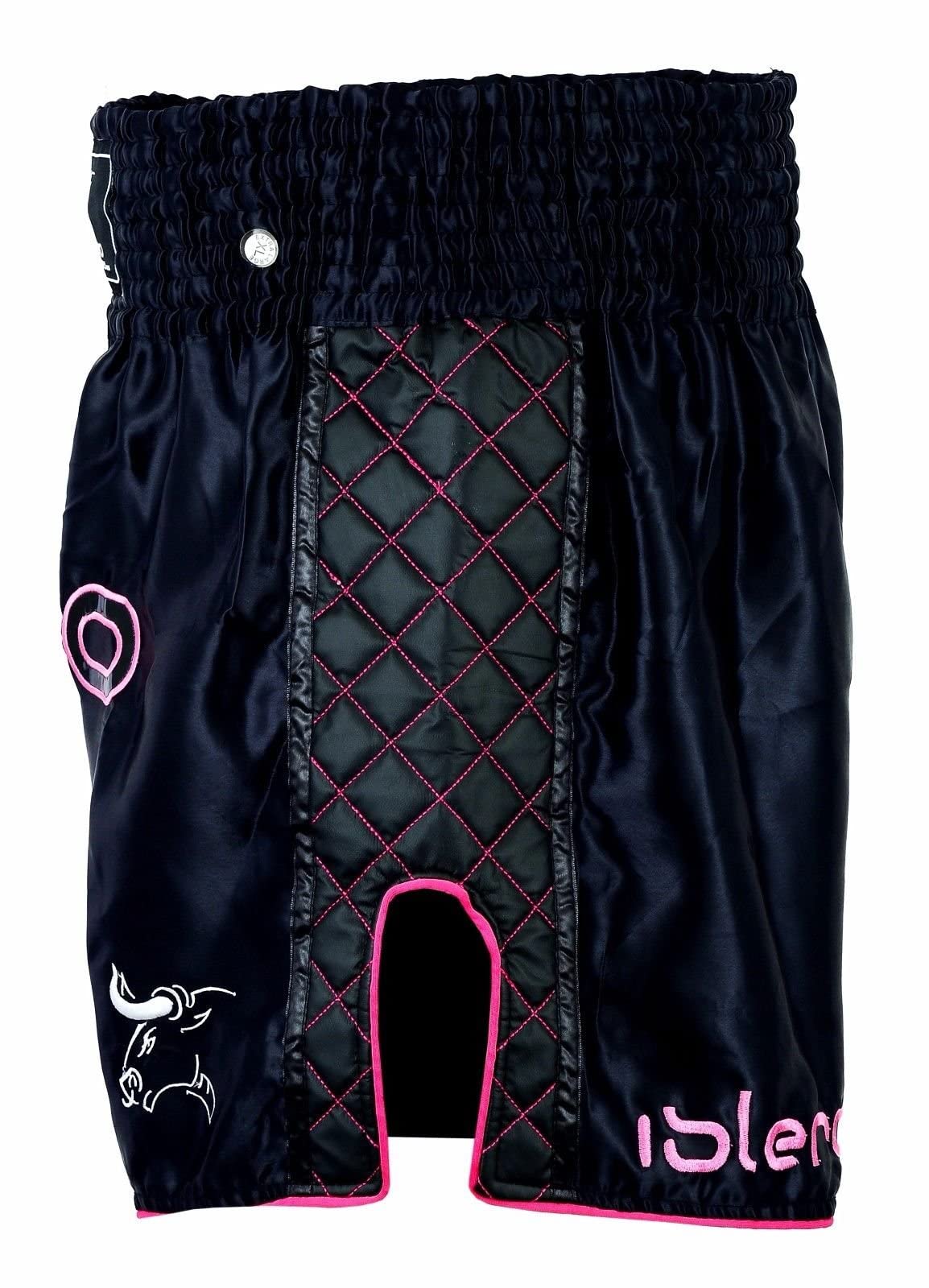 Islero - Pantalones Cortos de Muay Thai para Mujer, Color Rosa