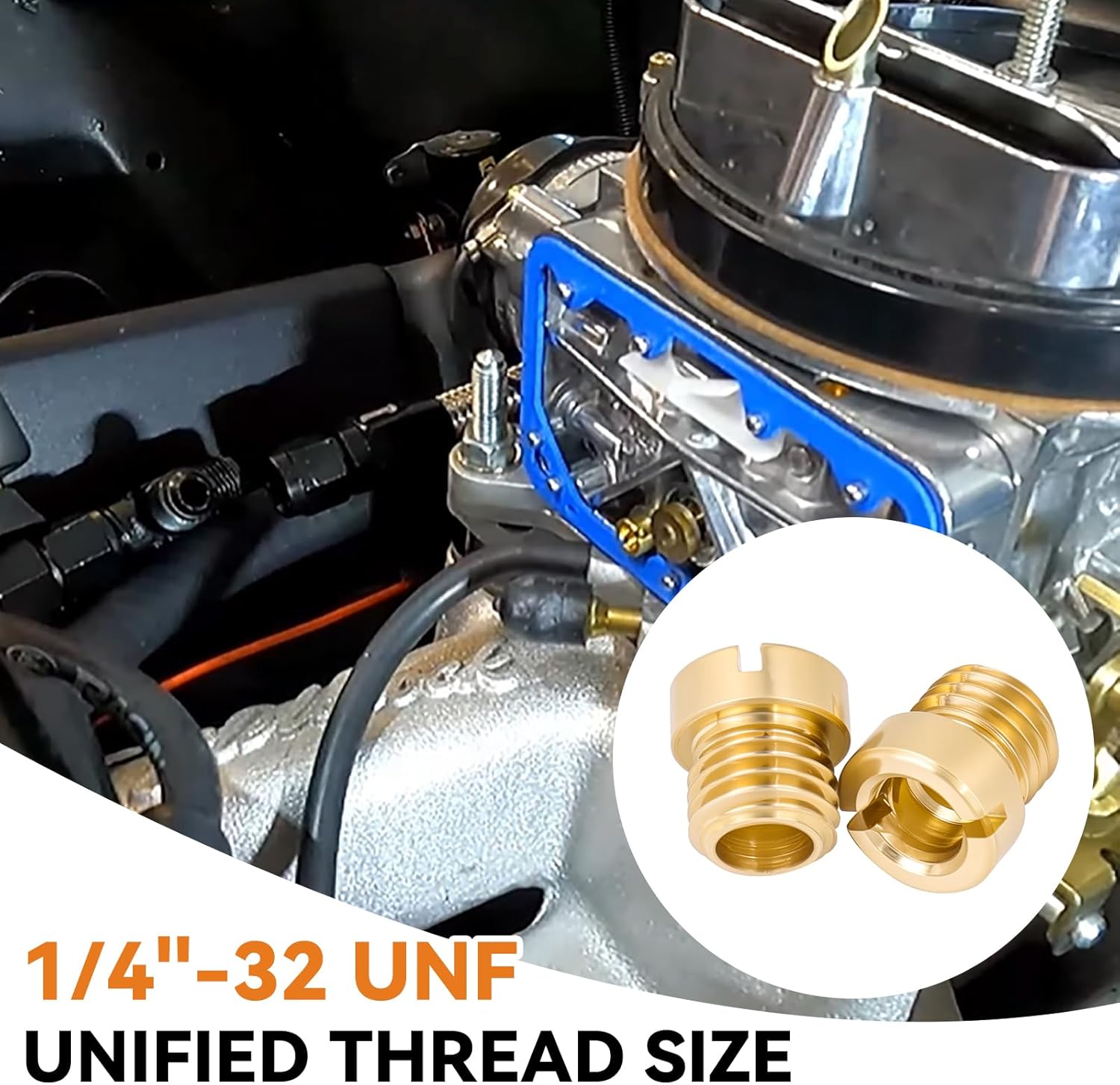 36-181 Carburetor Main Jet Assortment Kit Replacement -1/4"-32 Thread Size for Holley 2010, 2300, 4010, 4011, 4150, 4160, 4500-72 Pcs #64–#99